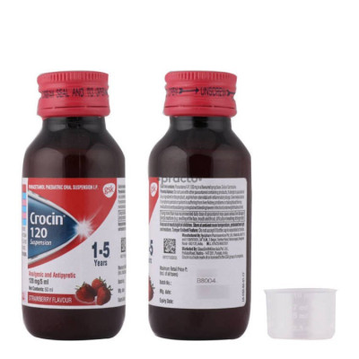 Crocin 120 Syp 60Ml