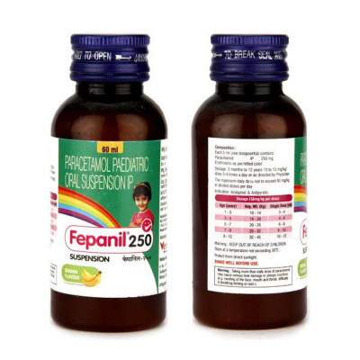 Fepanil-250 Syp 60Ml